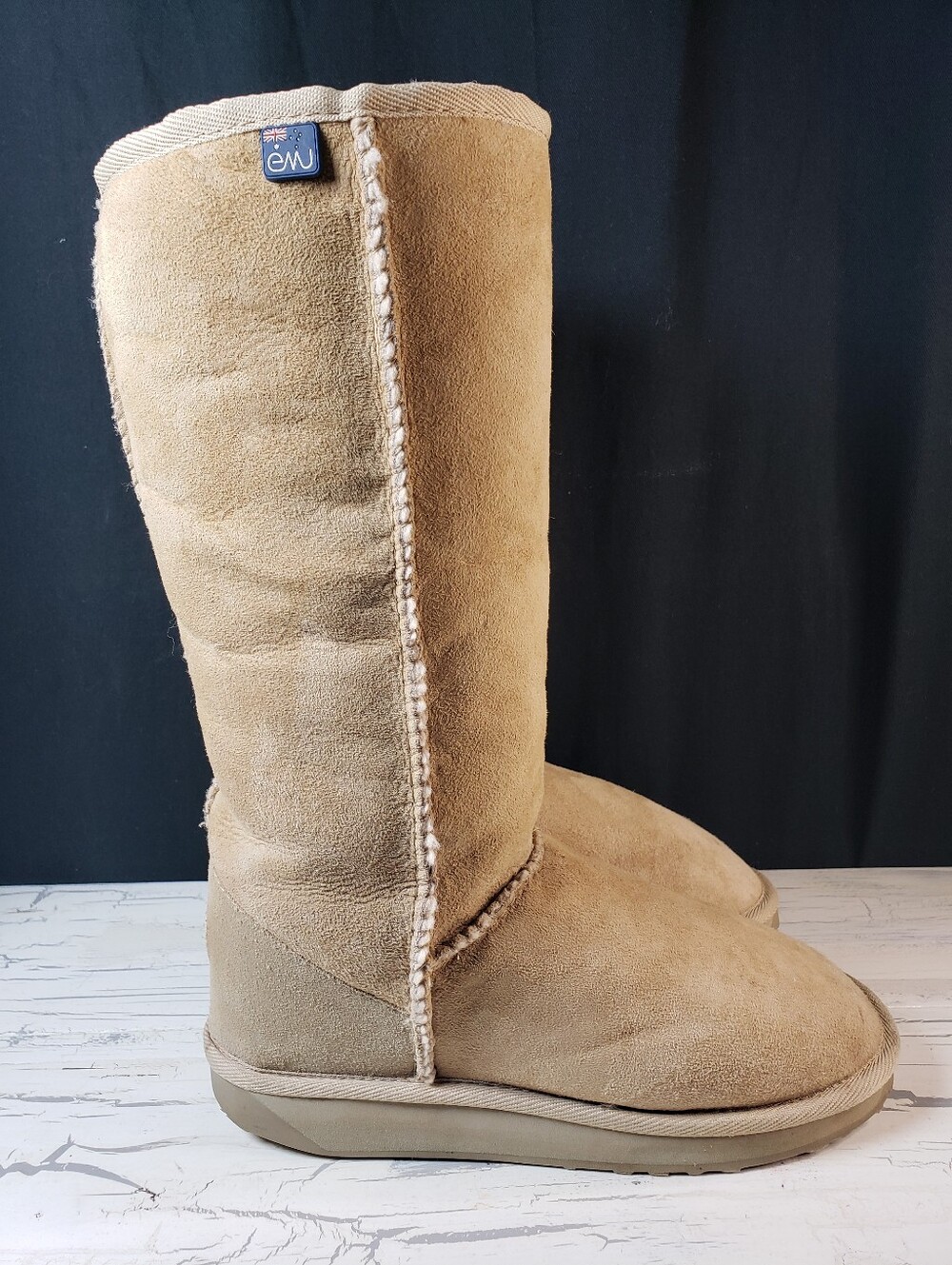 EMU Australia Stinger High Sheepskin Boots in Tan - Women's 8